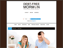 Tablet Screenshot of debtfreemormon.org